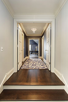 Hall View to Master Bedroom Suite, Distinctive Transitional 18