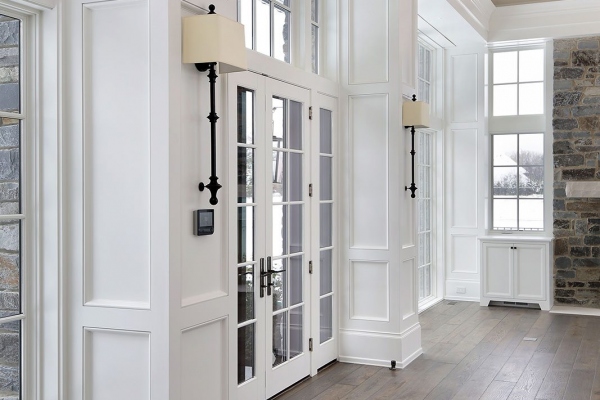 family room windows view