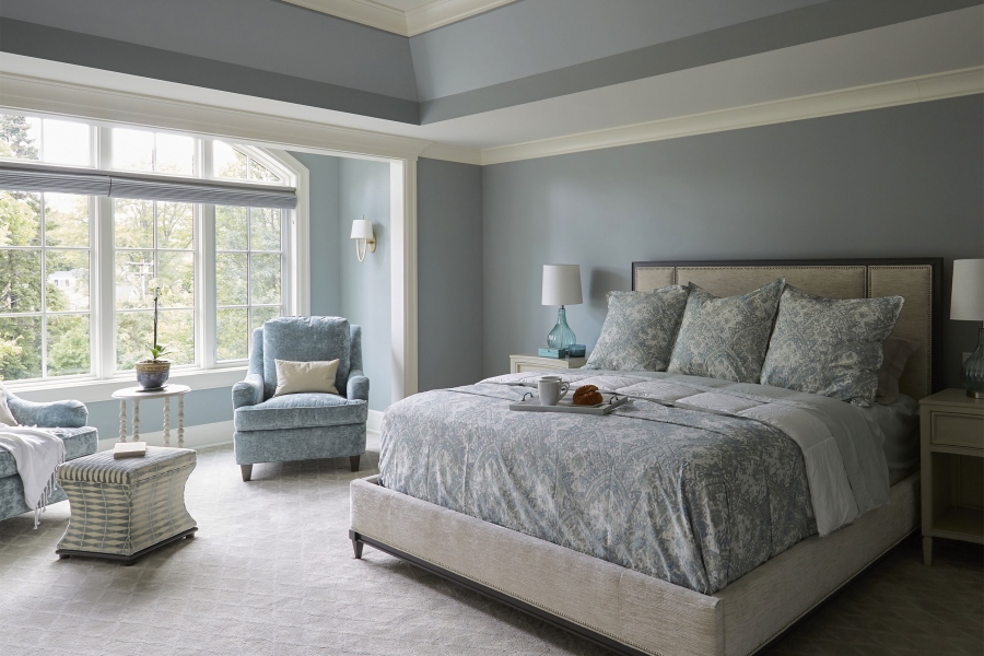 Bedroom trayed ceiling 327