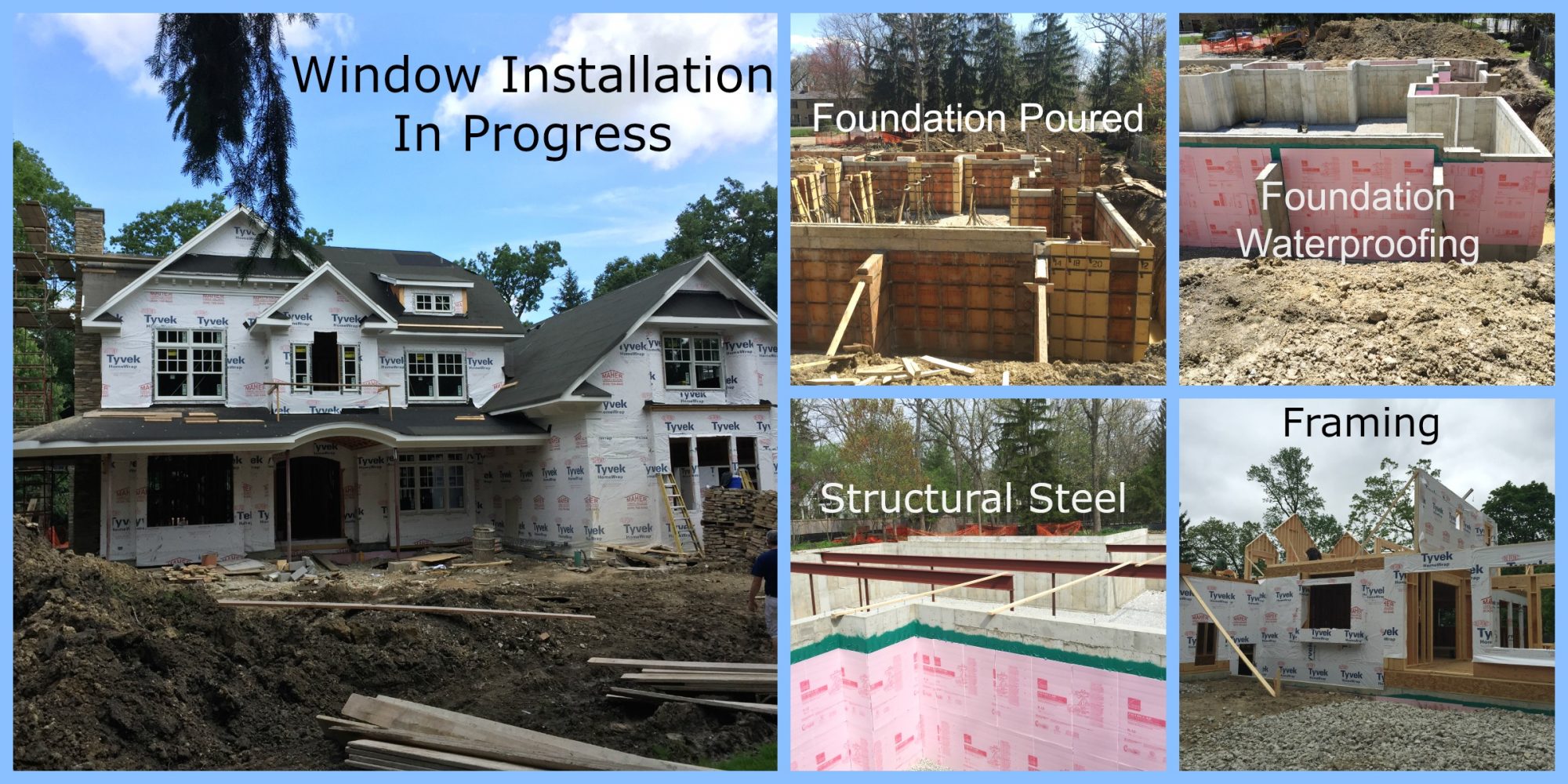 New Glenview Custom Home In Progress by Smart Builders - SMART Builders ...