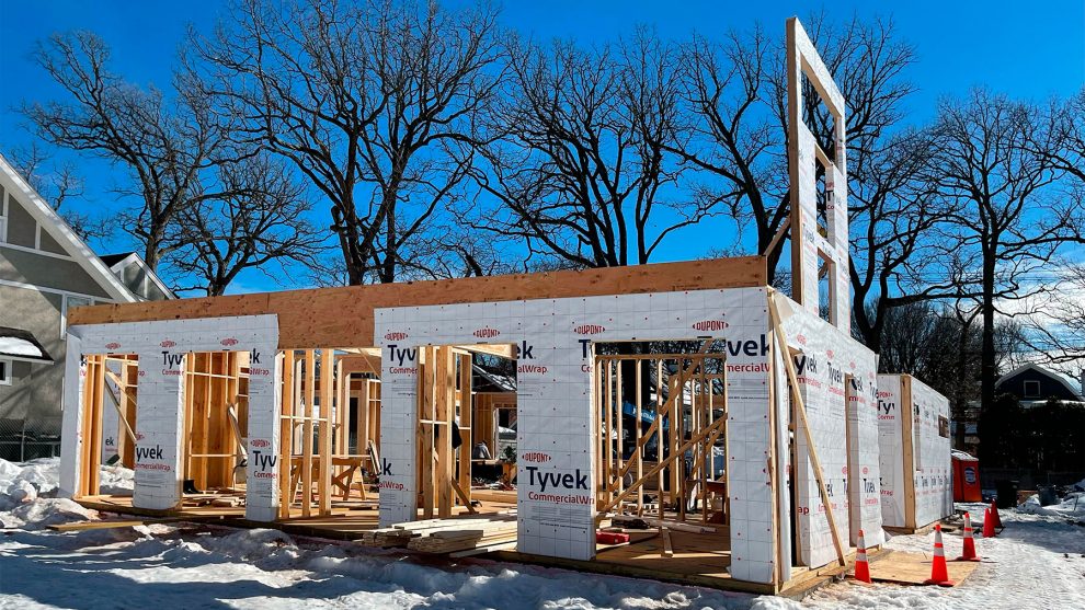 SMART Builders Begins Framing of Wilmette New Construction SMART