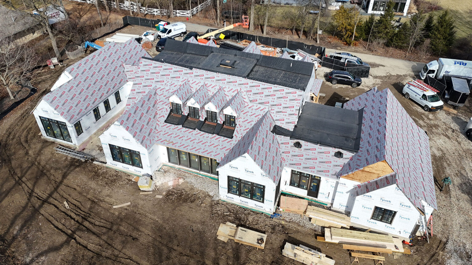 Northfield Custom Home - Framing & Waterproofing Complete - SMART ...